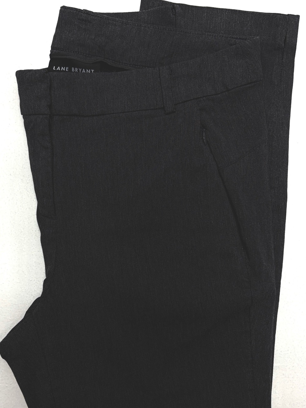 Lane Bryant Dress Pants Women’s 14 Charcoal Gray Stretch Ankle Workwear